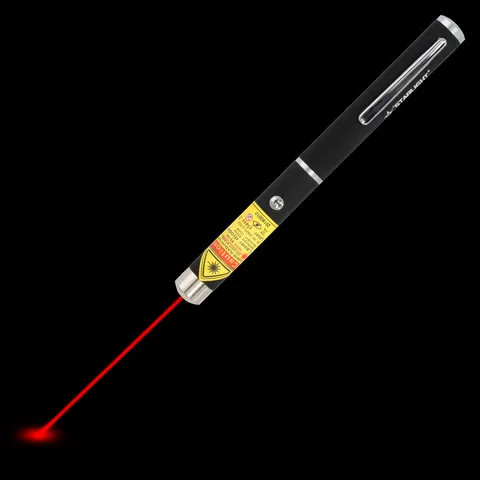 Penna laser rossa M1 con raggio laser visibile al buio