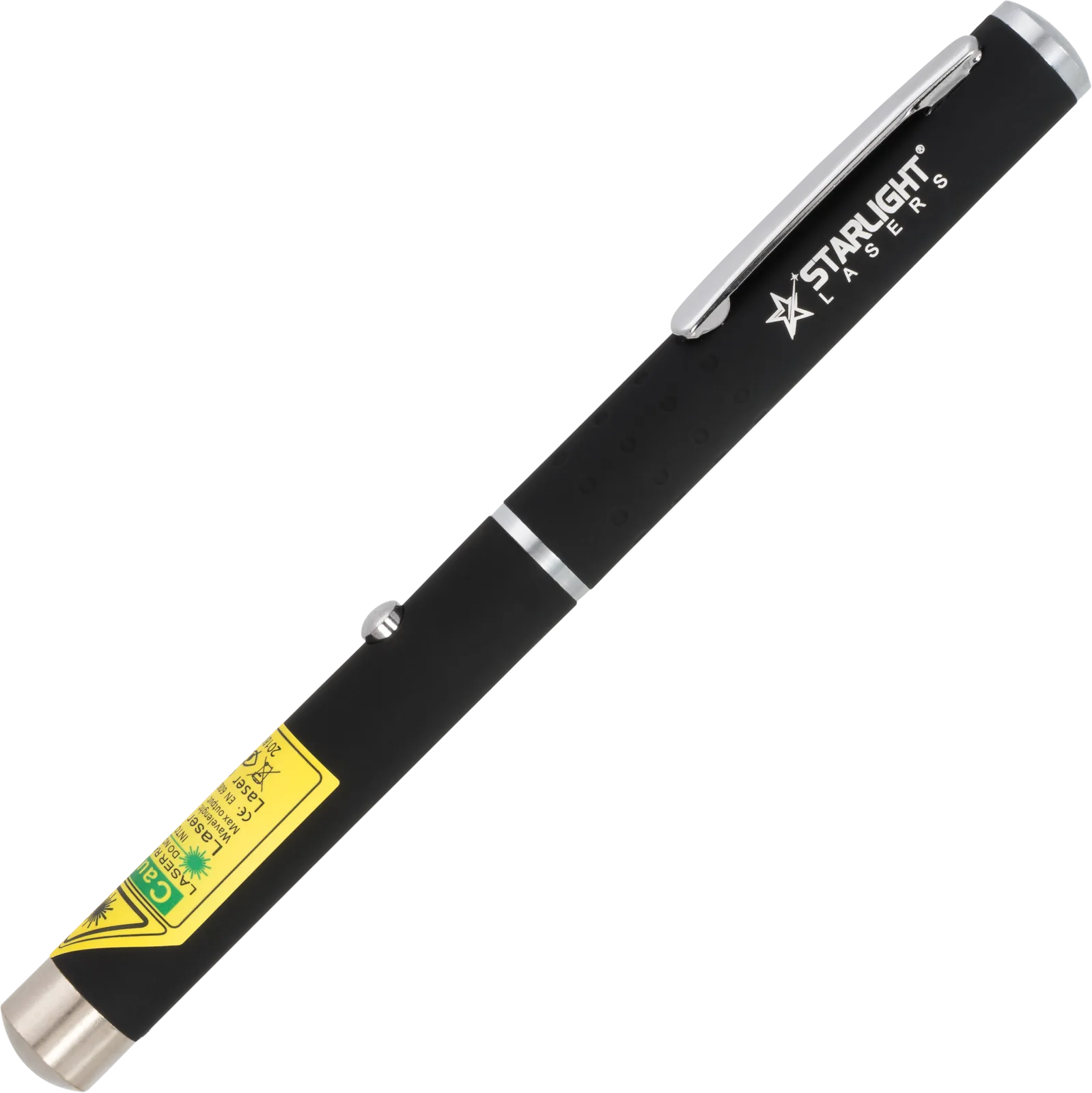 Penna laser verde X1 con clip, puntatore laser a pile AAA