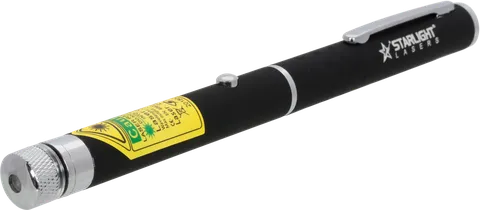 Penna laser verde X2 visto di fronte in diagonale