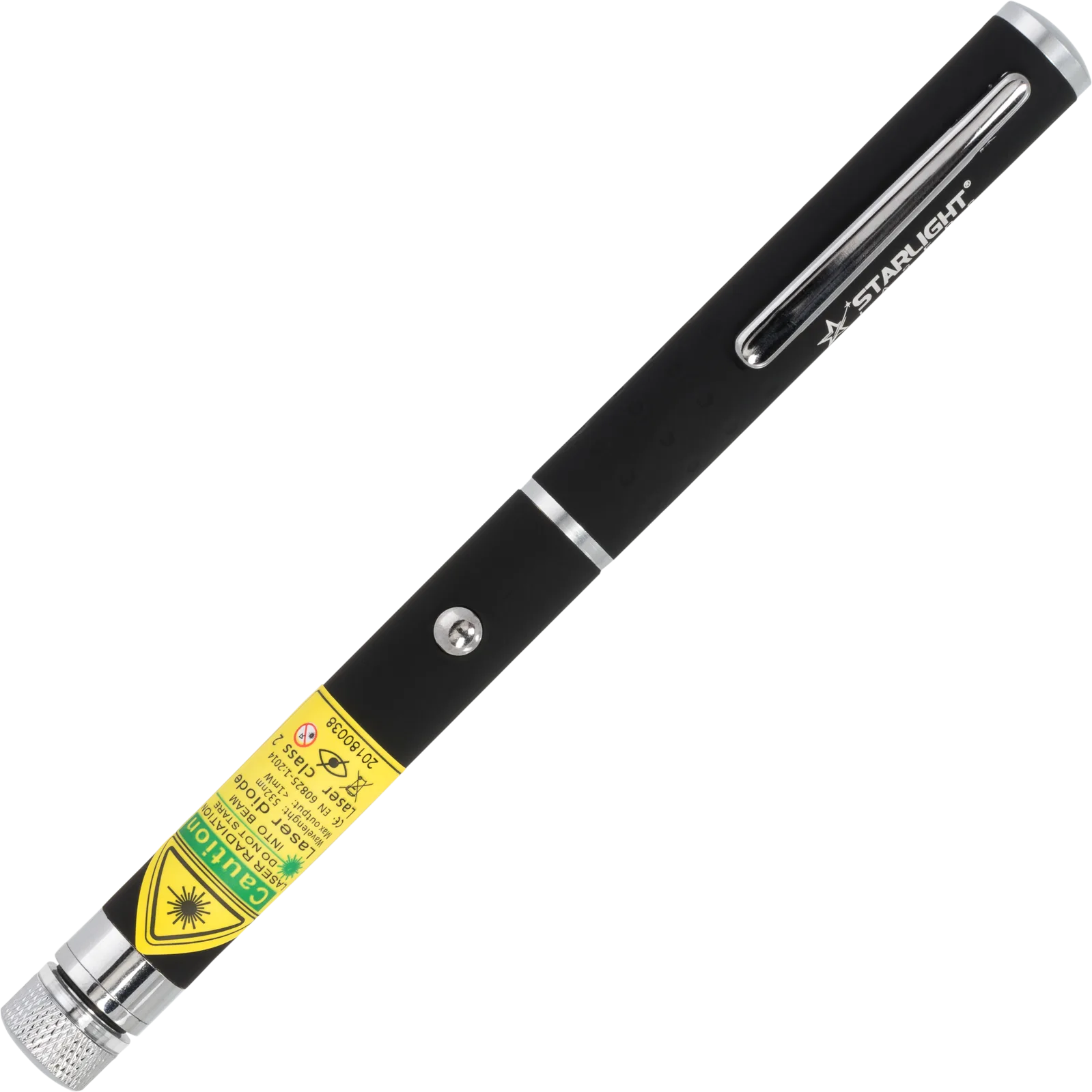 Penna laser verde X2 con cappuccio a figure luminose