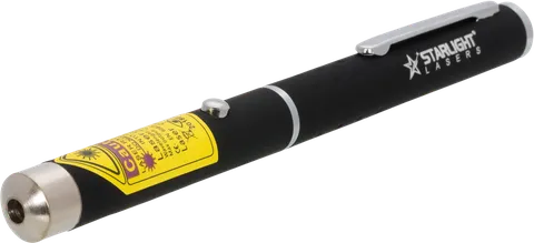 Penna laser viola Z1 visto di fronte in diagonale