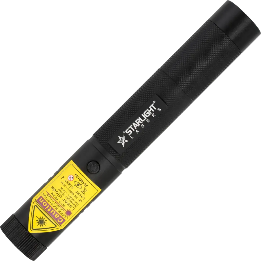Puntatore laser viola V1 Pro 405 nm ricaricabile con chiavi di sicurezza
