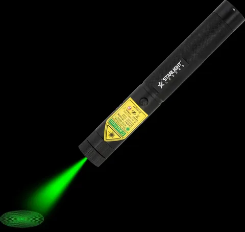 Puntatore laser verde G1 Pro con raggio laser e punto luminoso al buio